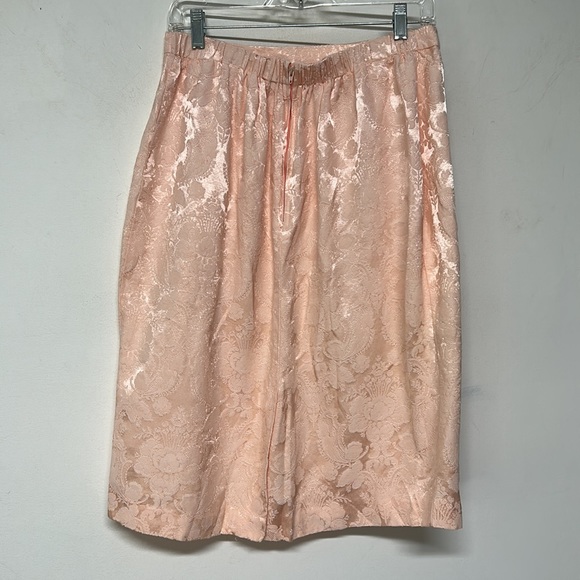 Vintage Melissa Light Pink Brocade Two Piece Dress Suit - Picture 8 of 11